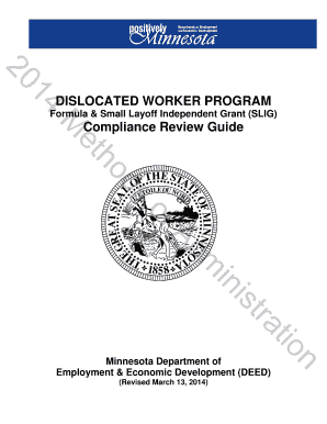 14 20 DISLOCATED WORKER PROGRAM Formula &amp;amp