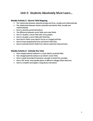 Physics Lab Report Template