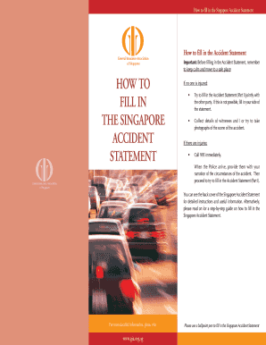 Singapore Accident Statement Form