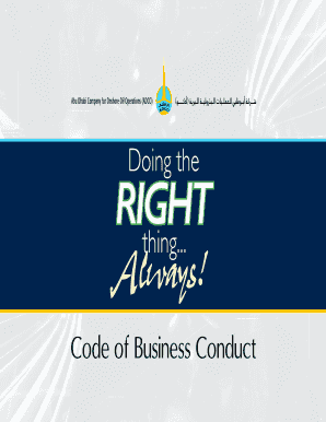 Form 10 d eps filled sample - Code of Business Conduct - ADCO - adco