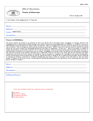 In land letter - NLA LT 1. Land Titles eForms