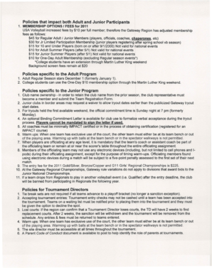 Gateway Region Volleyball Membership and Policies