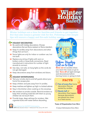 Paid internship offer letter sample - Winter Holiday Safety - sparky