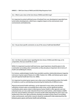 SNH Core Areas of Wild Land 2013 Map Response Form