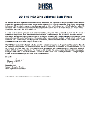 201415 IHSA Girls Volleyball State Finals