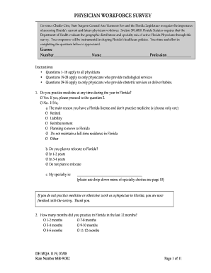 Physician Workforce Survey