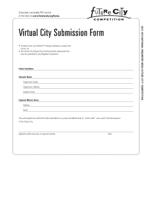 Virtual City Submission Form