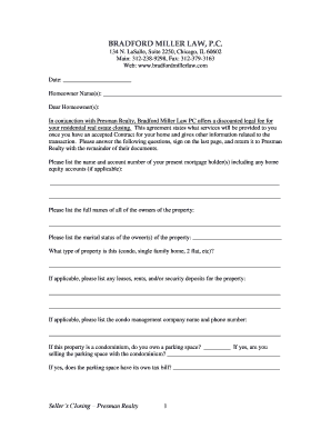Residential Real Estate Closing Agreement
