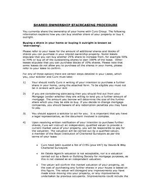 Staircasing procedure and bformb - Curo - curo-group co