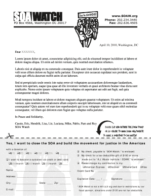 SOA Watch Donation Form