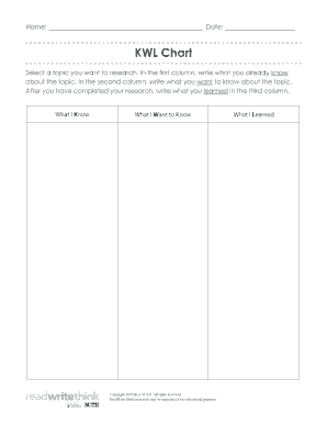KWL Chart - bbkingmuseum