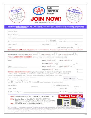 CAA Membership Application Form