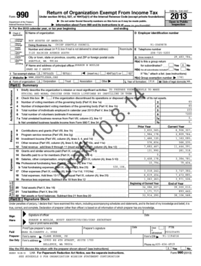 Form 990 Return of Organization Exempt From Income Tax