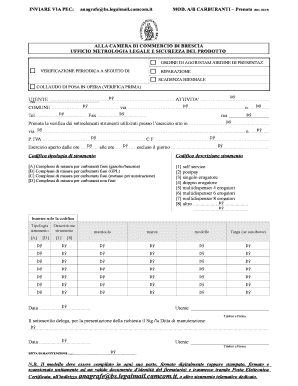 Ordine di Verifica Carburanti
