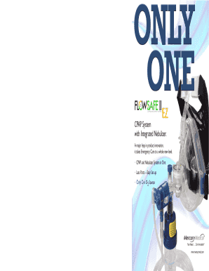 Flow-Safe IIEZ Disposable CPAP System Order Form