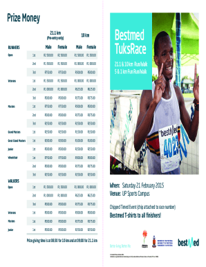 Bestmed Race Entry Form