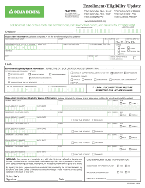 Dearborn National Employee Enrollment and Change Form