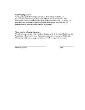 Publishing Agreement