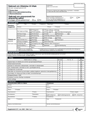 Norwegian Building Permit Application Form