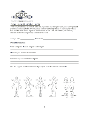 New Patient Intake Form