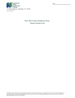 College Career Pathways Enrollment Form
