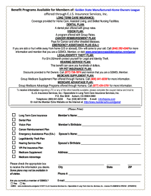 GSMOL Member Benefit Programs Application