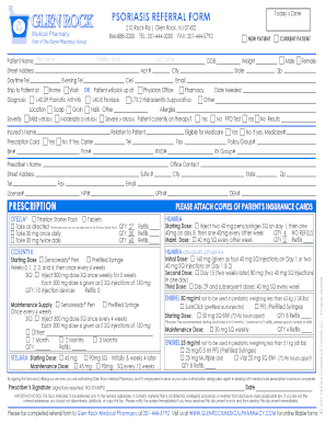 Psoriasis Referral Form
