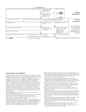 Form 1098-T Tuition Statement