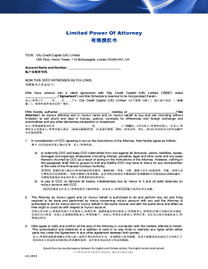 Limited Power of Attorney for Financial Transactions