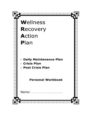 Wellness Recovery Action Plan