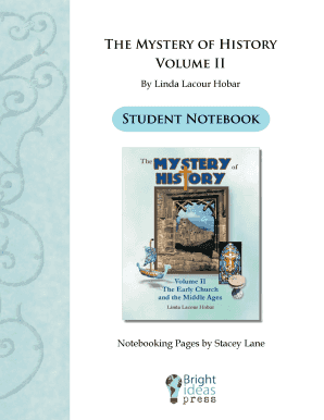 The Mystery of History Volume 2 Student Notebook