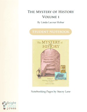 The Mystery of History Volume 1 Student Notebook