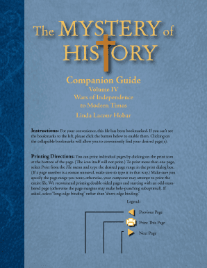 Fillable Online Sample Mystery of History 4 Companion Guide - Bright ...
