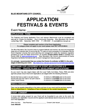 Festival and Events Application