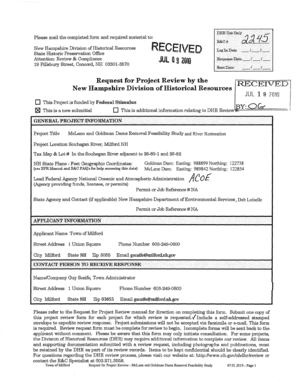 10-07-21 Request for Project Review to NHDHR bb - Town of Milford - milford nh