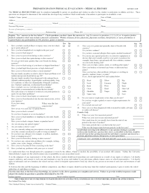 Richardson High School Athletic Participation Forms
