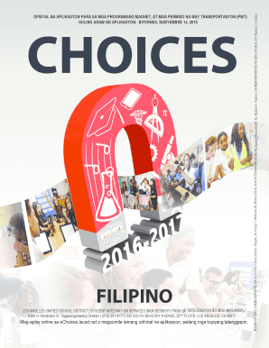 LAUSD Magnet Program Application