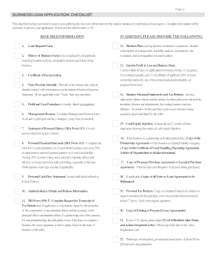 Habib American Bank Business Loan Application