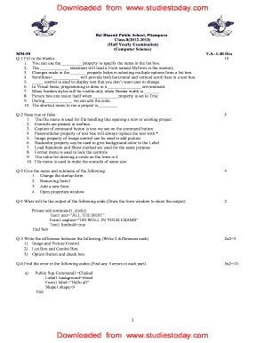 Form preview