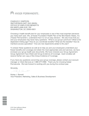 Kaiser Permanente Group Agreement