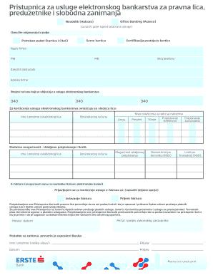 Electronic Banking Service Application for Legal Entities