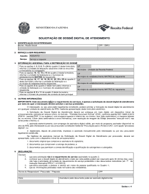 Solicitação de Dossiê Digital de Atendimento
